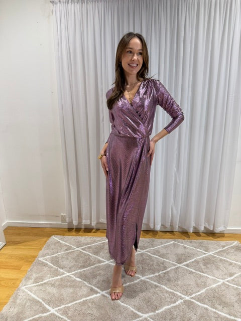 Athena Dress - With Sleeves Pink