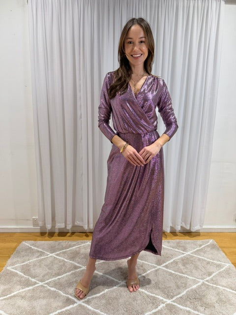 Athena Dress - With Sleeves Pink