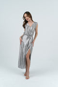Athena Dress - Sleeveless Dark Silver