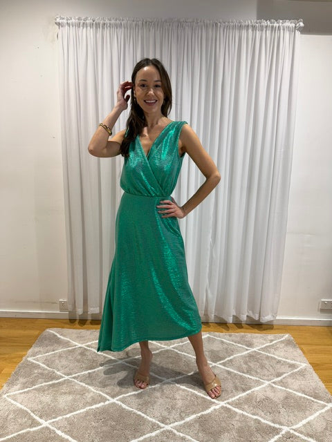 Gaia Dress - Maxi Green