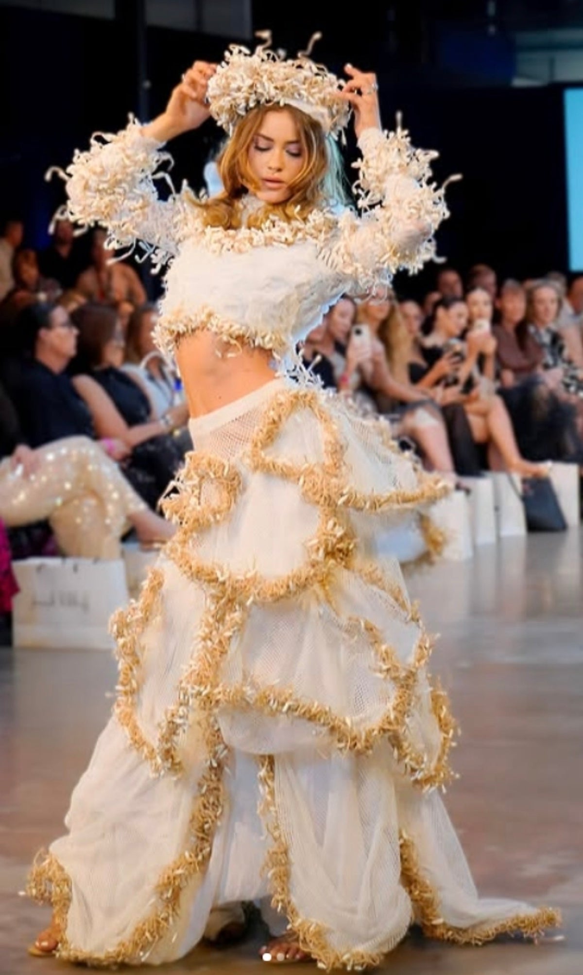 By Catch, Netted Skirt and Top