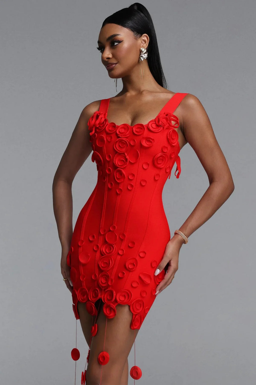Wynter Appliqué Mini Dress