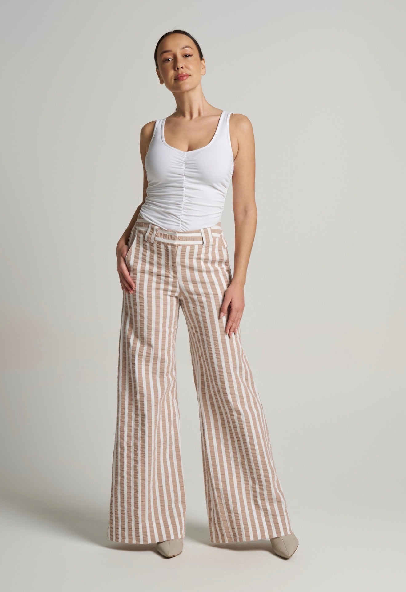 Maddix Wide Leg Tailored Pants