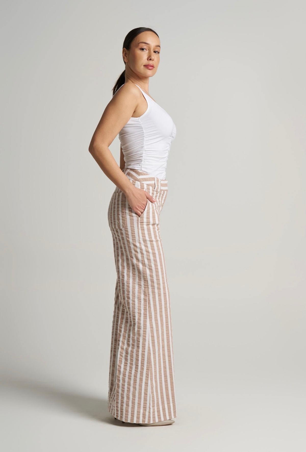 Maddix Wide Leg Tailored Pants