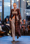 Maroon Walker Tailored Coat