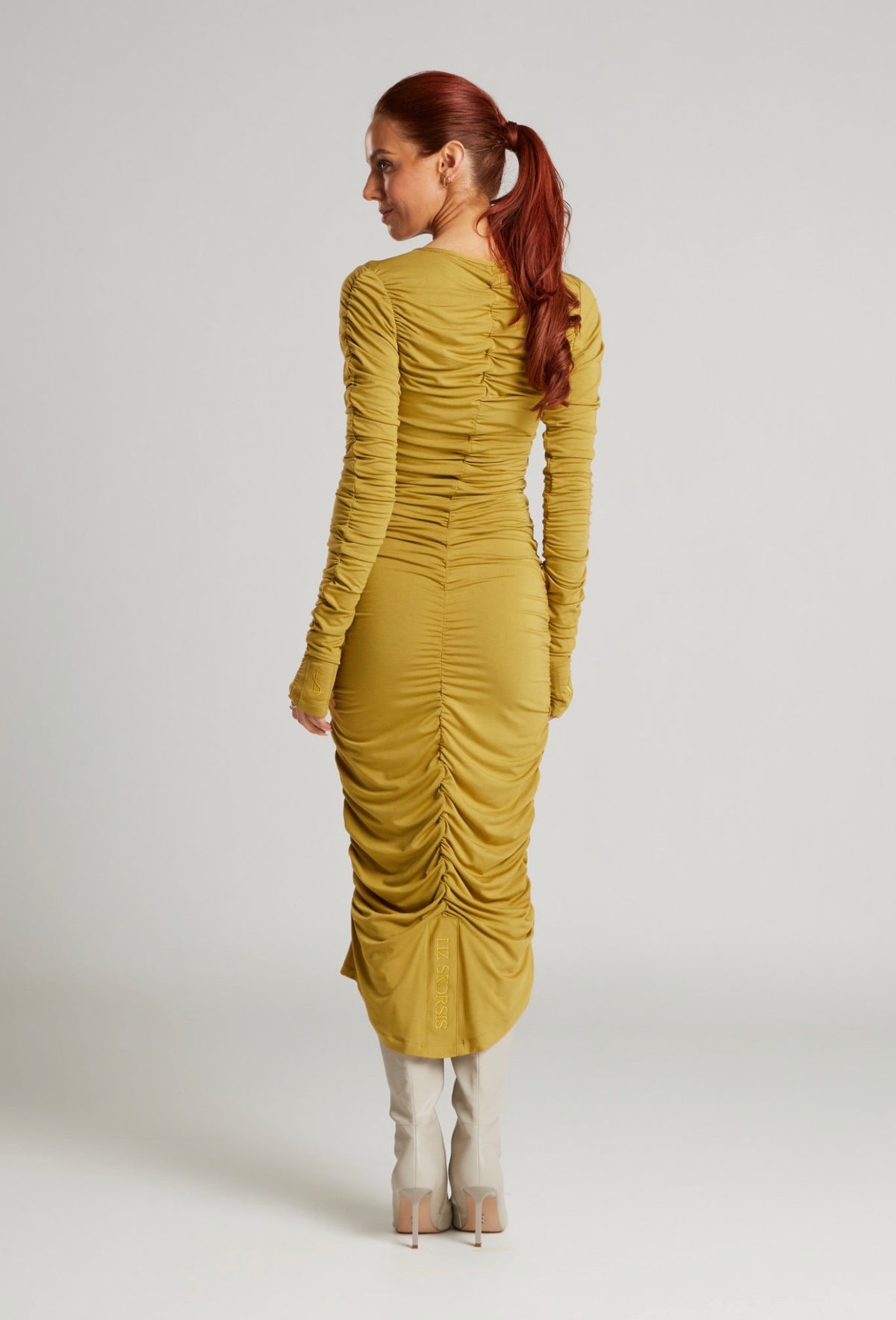 Viva Scoop Ruched Dress