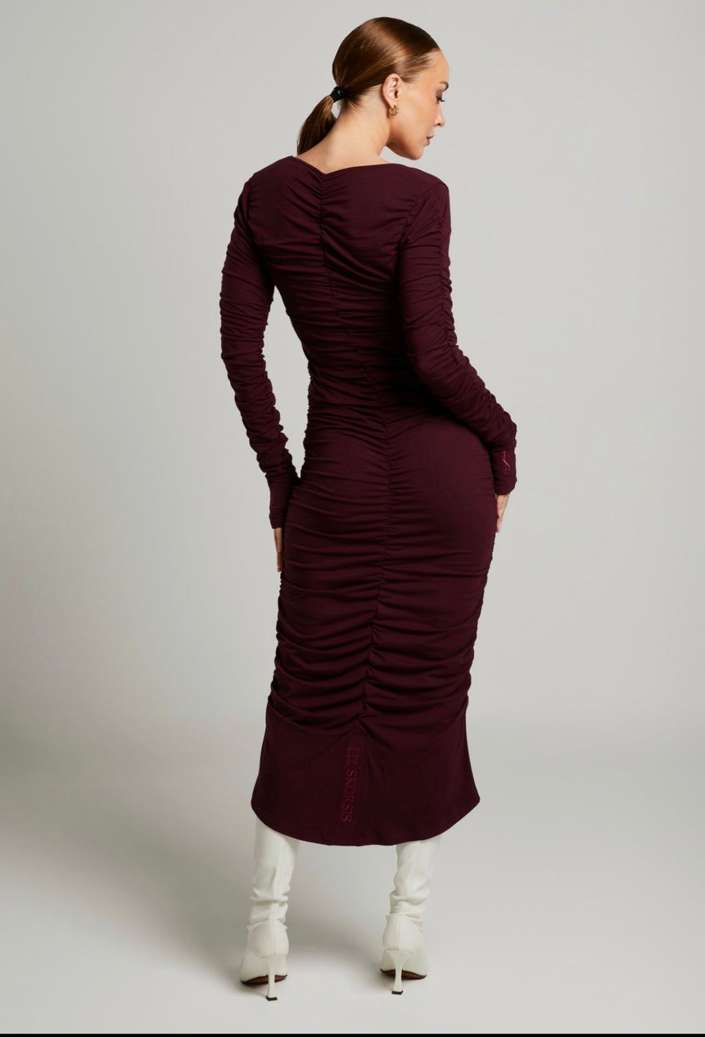 Viva Scoop Ruched Dress