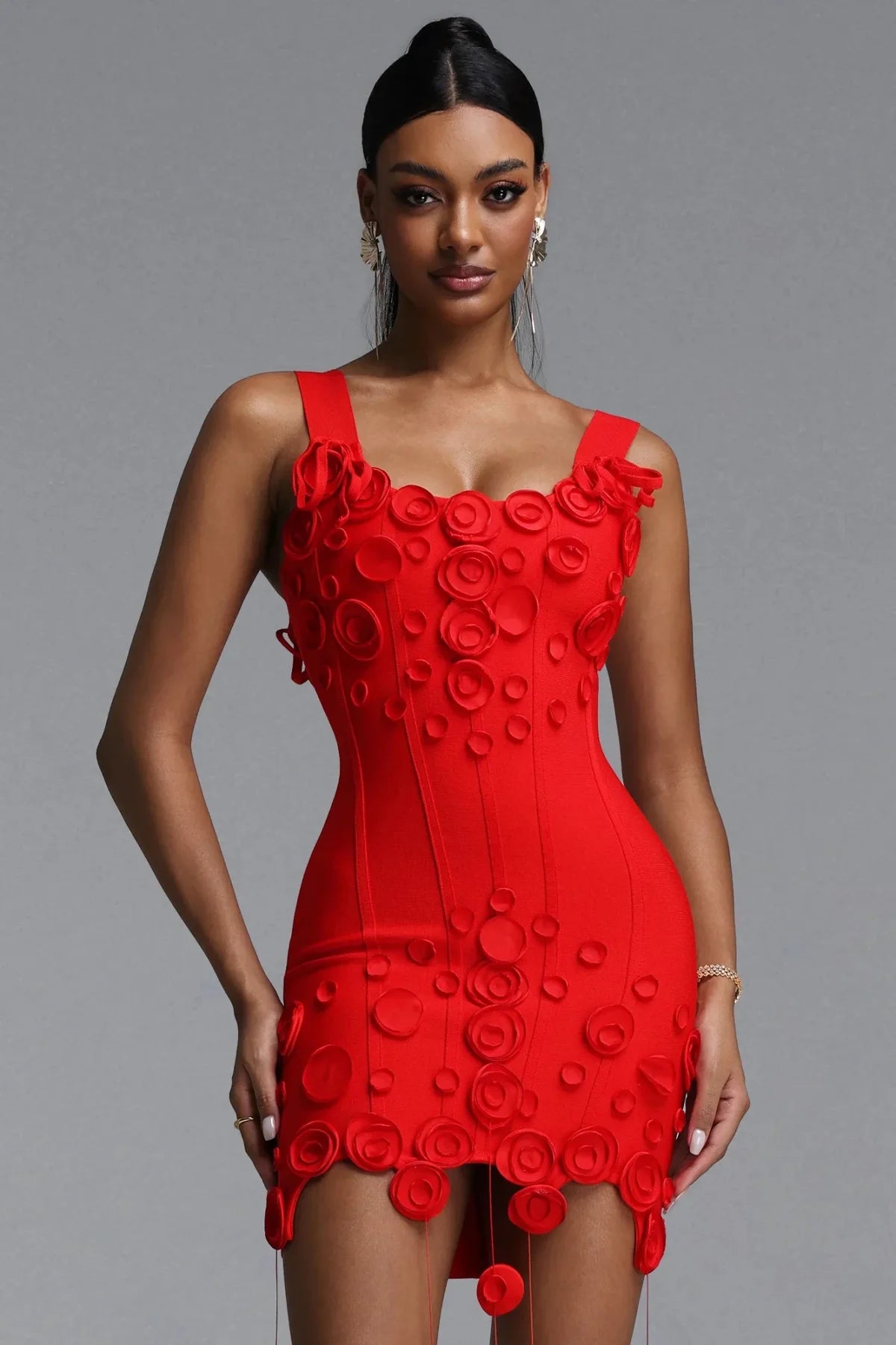 Wynter Appliqué Mini Dress