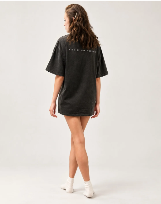 Born to Rise Oversize T-Shirt/Dress — Clean Edition