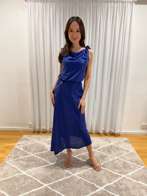 Thalia Dress - Maxi Navy