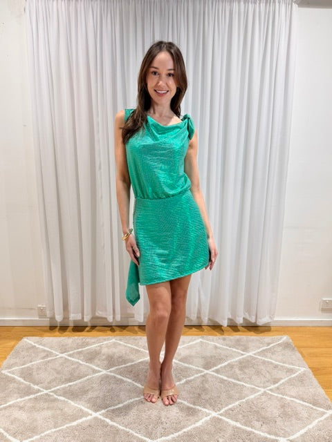 Thalia Dress - Mini Green