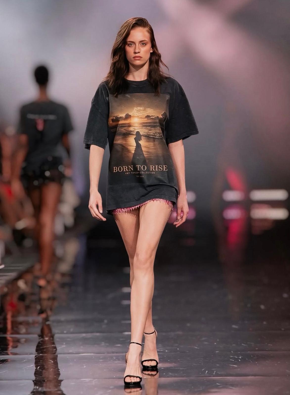Born to Rise Oversize T-Shirt/Dress — Clean Edition